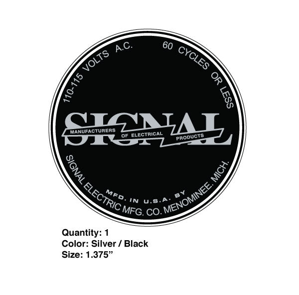 SIGNAL Electric Decal