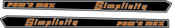 Simplicity Powr max Hood decals