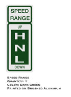 Sears Speed Range Decal