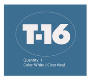 Homelite T-16 Oval Decal