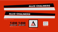 Allis Chalmers T-818 Decal Kit