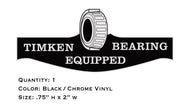 SEARS Timken Bearing Decal