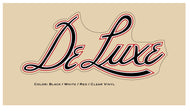 De Luxe Logo Decal