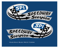 Scorpion Speedway Mini Bike Tank Decals