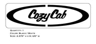 Cozy Cab Logo Decals