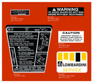 Simplicity Diesel Hydrostatic Assorted Decals