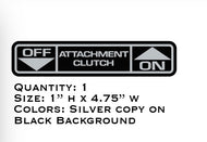 SEARS GT Clutch Decal