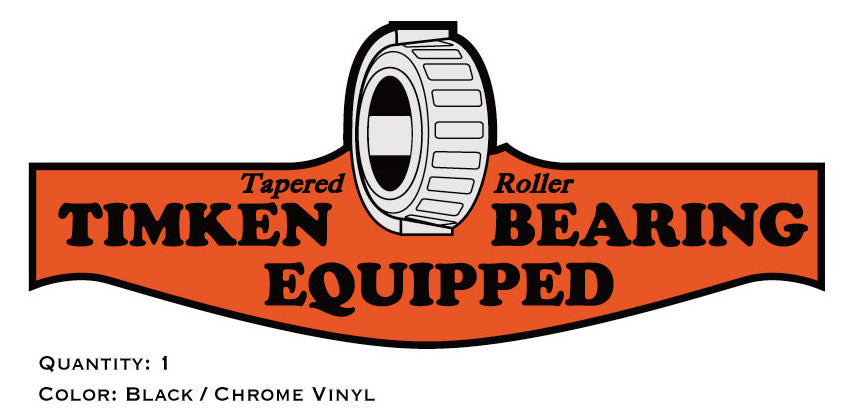 SEARS Timken Tapered Roller Bearing Decal (small size)