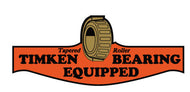 SEARS Timken Tapered Roller Bearing (Gold) Decal