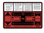 Sears SS/18 Shifter Decal