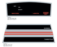 SEARS Twin Hydro 18 Dash Decal