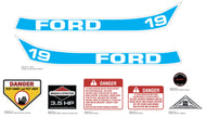 Ford 19 Pushmower Decals