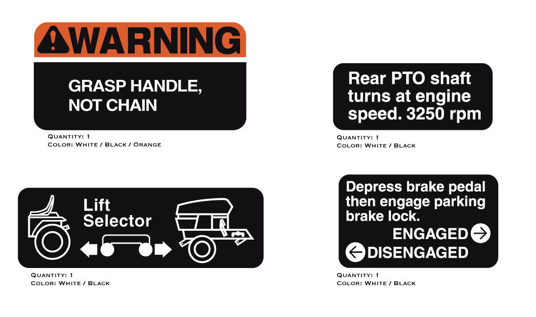 Ariens Sticker Ariens GT Assorted Mower Decals – Vintage Reproductions