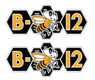 B-12 Allis Chalmers Bee decals
