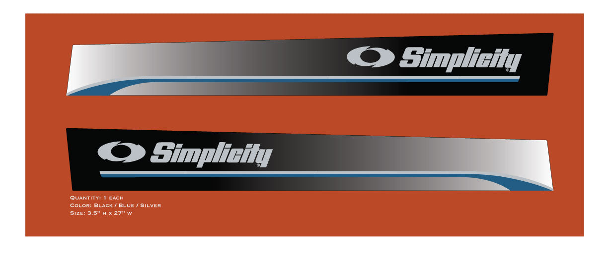 Simplicity Broadmoor 1998 Hood Decals – Vintage Reproductions