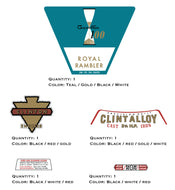 Clinton - Gambles assorted decals