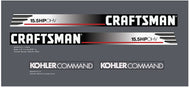 SEARS Craftsman 15.5HP Hood Decals
