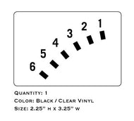 Cub Cadet 682 Lift Position Decal