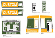 SEARS 1971 CUSTOM 8E Decal Kit