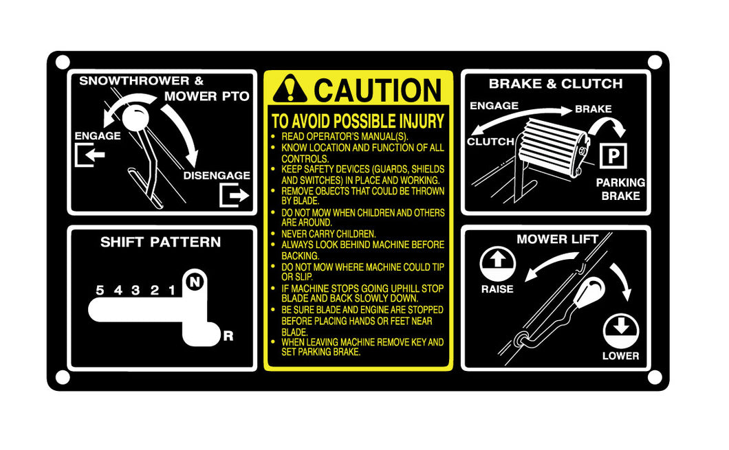 Simplicity multiple dash pattern decal