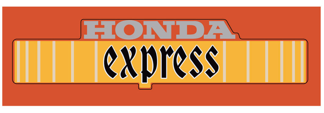 Honda Express (Yellow) Decal