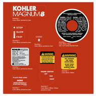Kohler M8 Engine Decals