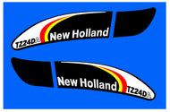 New Holland 2007 TZ24DA Hood Decals