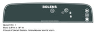 Bolens HDT 1000 Diesel Tractor Dash Decal