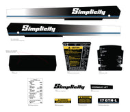 Simplicity GTH-L Decal Kit