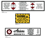Ariens Rocket V Decal Kit