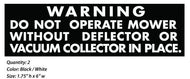 Allis Chalmers Vacuum Collector in Place Decal