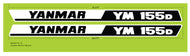 Yanmar YM155D Hood Decals