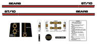 SEARS 1973 ST/10 Decal kit