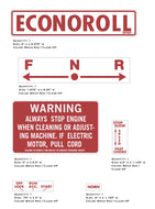 Econoroll Decals
