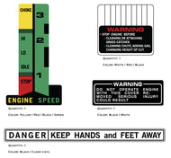 HONDA HR21 Lawn Mower Assorted Decals