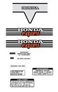 Honda (Orange) Express 1980 Decal Kit
