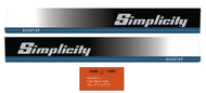 Simplicity Sunstar Hydro 18 V-twin Hood Decals