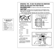 Gilson 1974 H-16 Operating and Fuel Decal