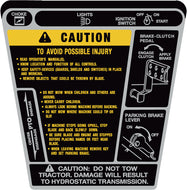 Simplicity 7100 Series Shift Decal