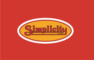 Simplicity Walker Tractor oval hood decal