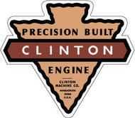 Clinton 4 Cycle Engine Decal