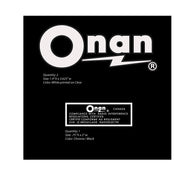 Onan Engine Decals