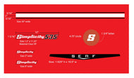 Simplicity 535 Serf Decal Kit