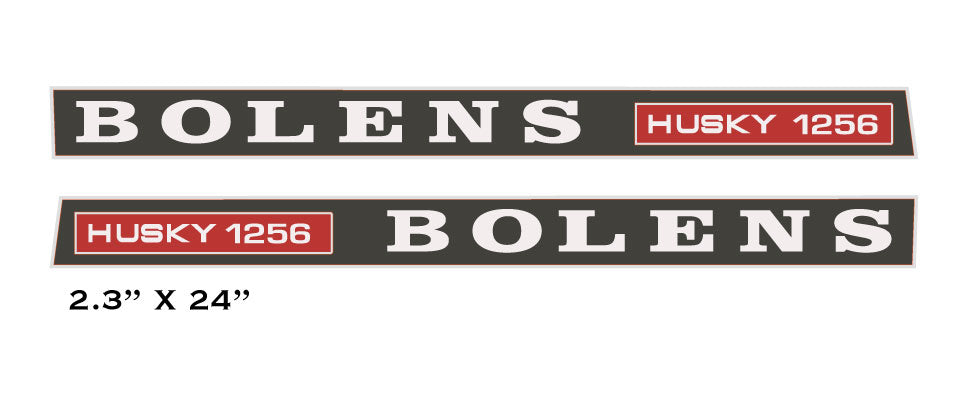 Bolens Husky 1256 Hood Decal