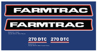 Farmtrac 270DTC Hood Decals