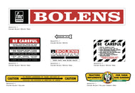 Bolens Weed Cutter Decals