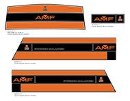 AMF 836 Lawn Tractor Hood Decals