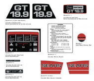 SEARS 1979 GT19.9 Decal kit