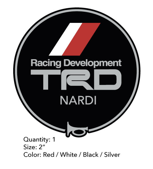 TRD Steering Wheel Decal