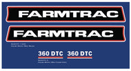 Farmtrac 360DTC Hood Decals
